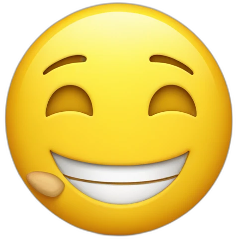 one smiling yellow emoji emoji