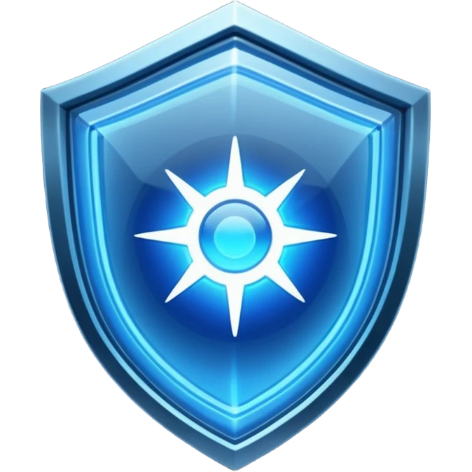 high tech space energy shield emoji