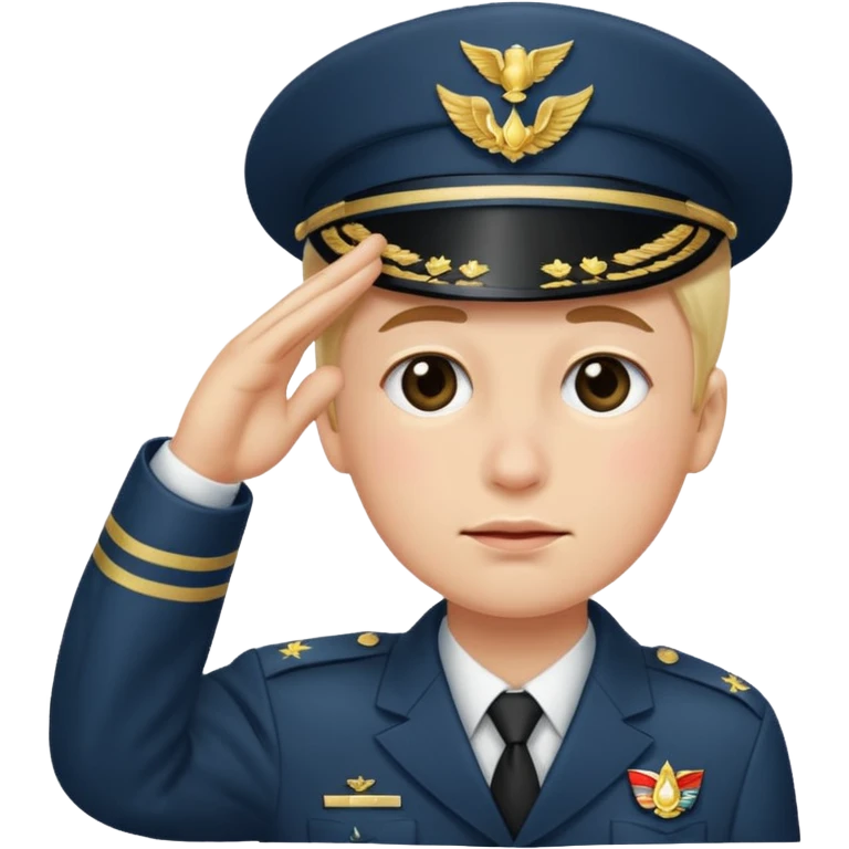 a combination of these two emojis: 🫡🥲 emoji