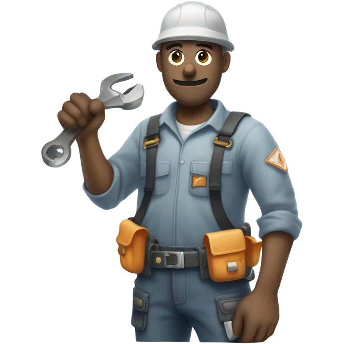 Maintenance man ghost  emoji
