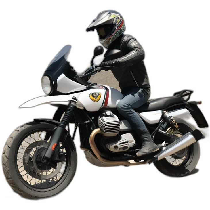 Moto Guzzi enduro emoji