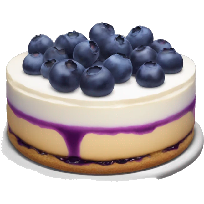 Blueberry Cheesecake  emoji
