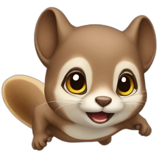 flying squirrel emoji