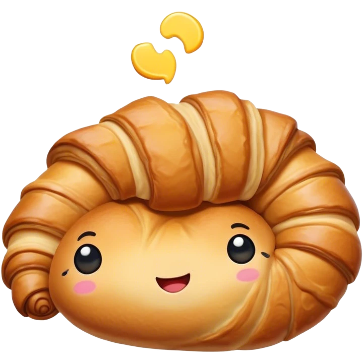 croissant cute emoji