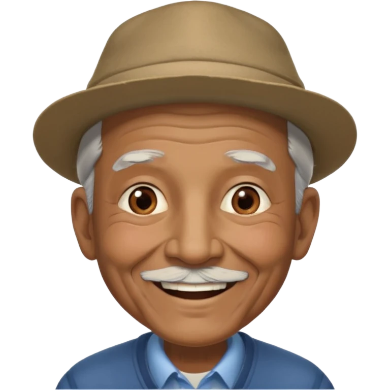 Elderly men with hats  emoji