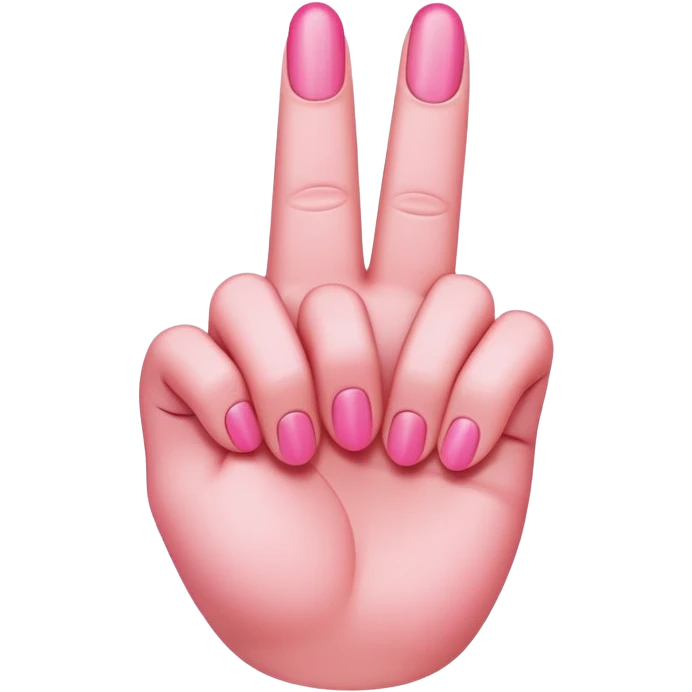 pink middle finger  emoji
