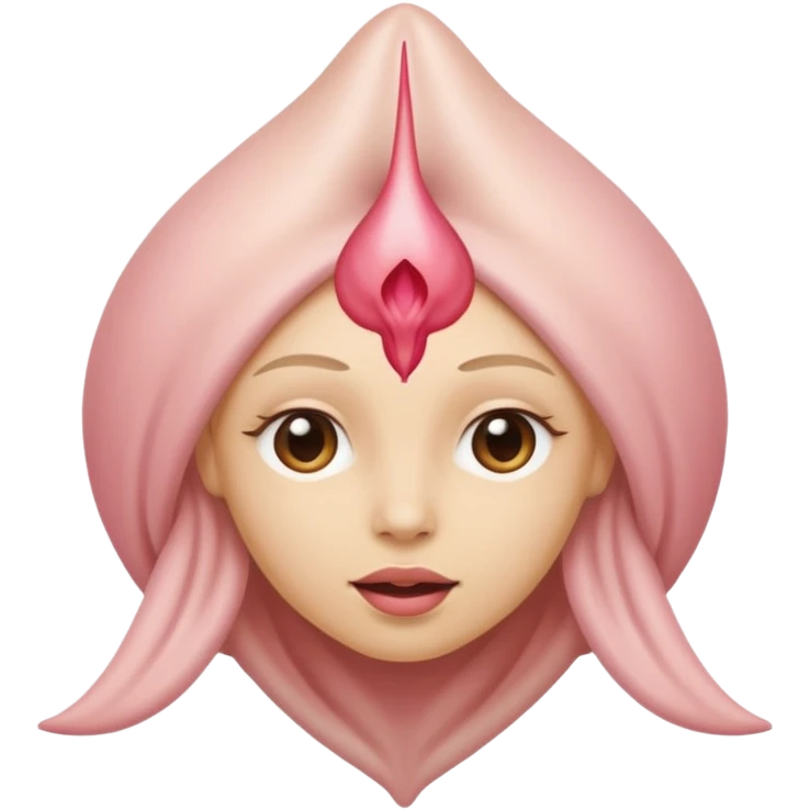 Vagina og klitorris emoji