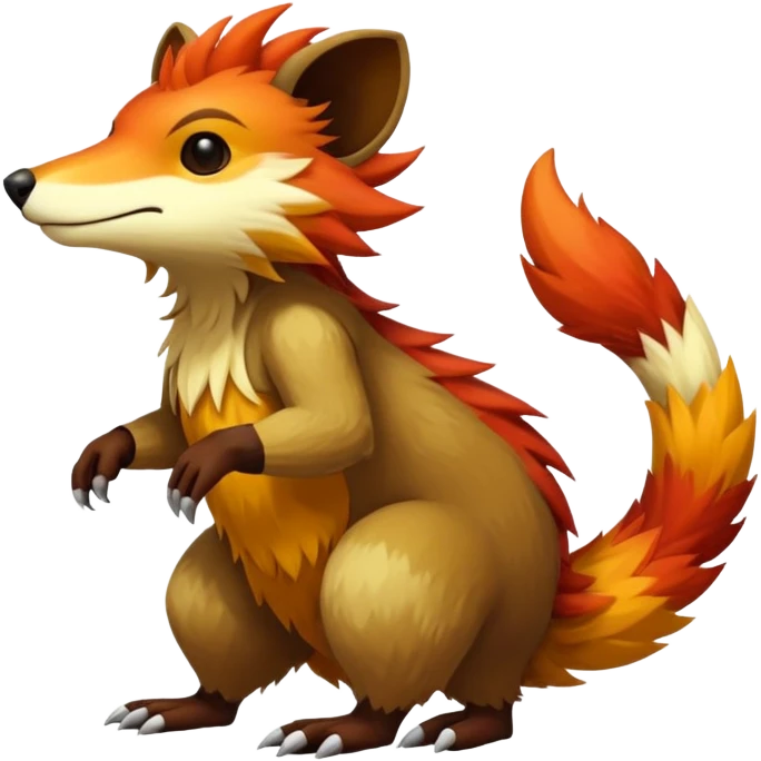  Fakémon-Bagbean-Vernid-creature (full body) emoji