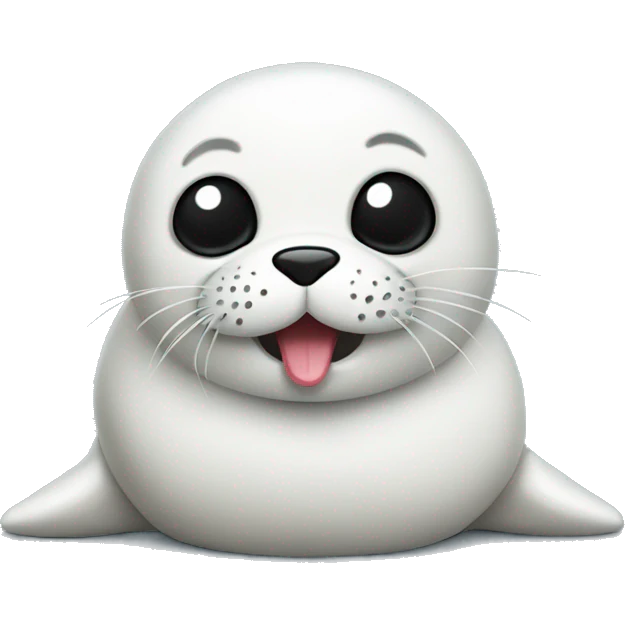 Baby seal getting insulin emoji