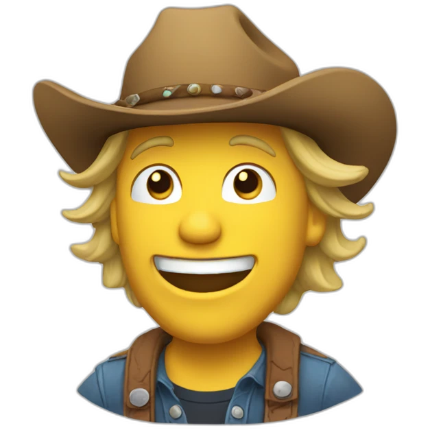 laugh out loud country dude emoji