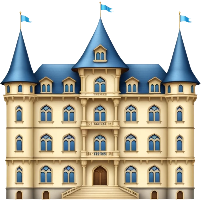 A hotel icon like gstaad palace emoji