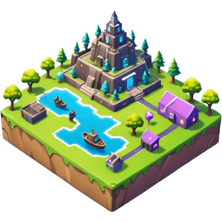 mapa del fornite emoji