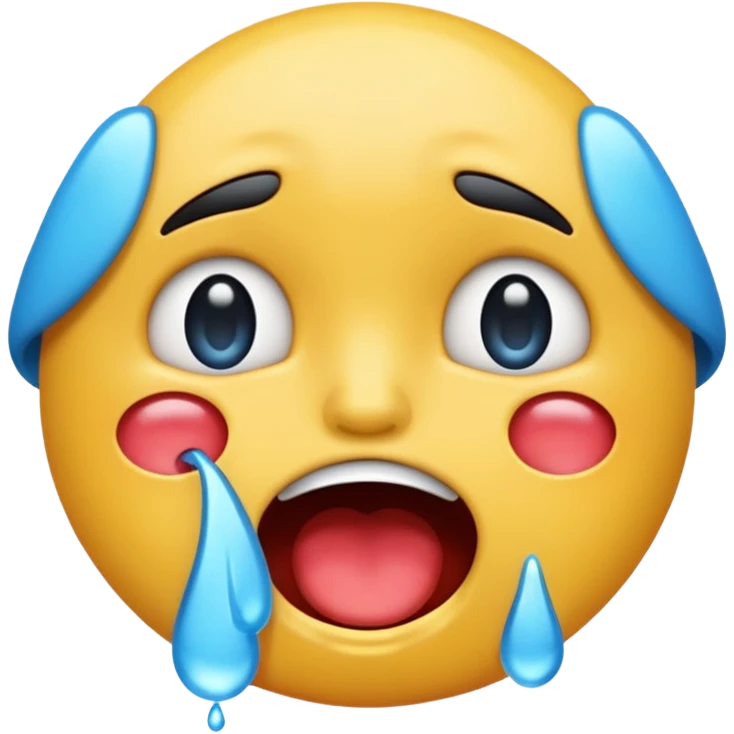 Super mega duper cry emoji, make it similar to this emoji: 😭  emoji