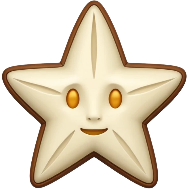 star carved from ivory emoji