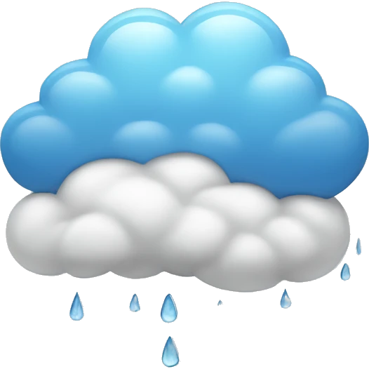 rain cloud emoji