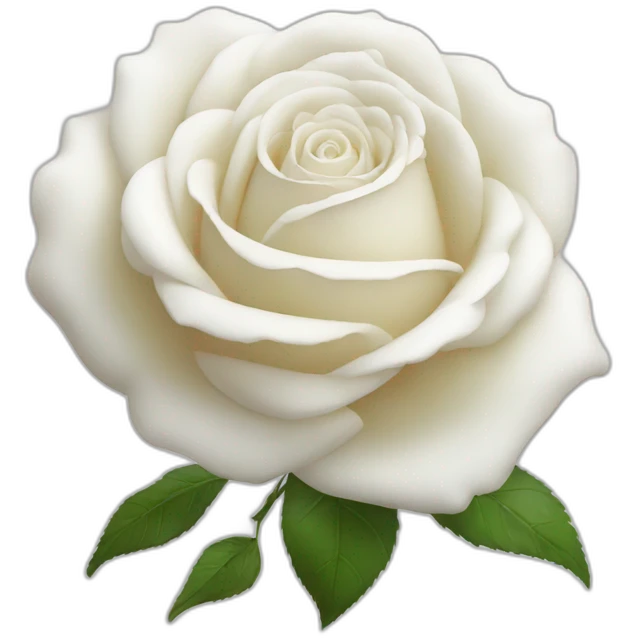 White rose emoji