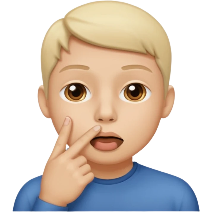 Shh-shh-shh. Quiet. Shut up emoji