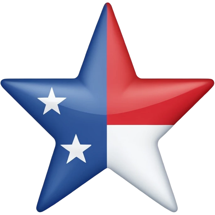 An emoji of the Texan flag emoji