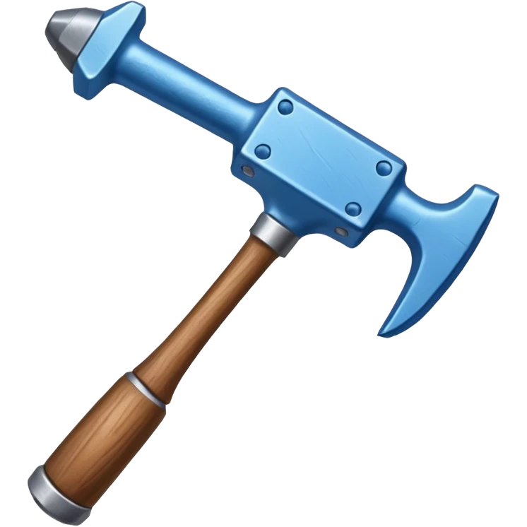 blue hammer emoji