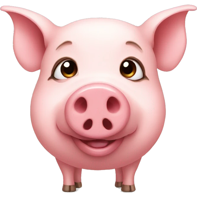 Pig with heart eyes emoji