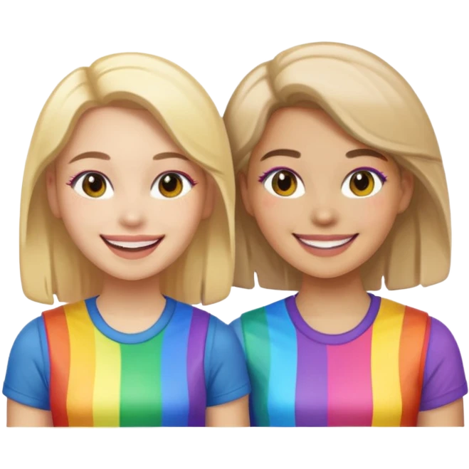 🏳️‍🌈+👭 emoji