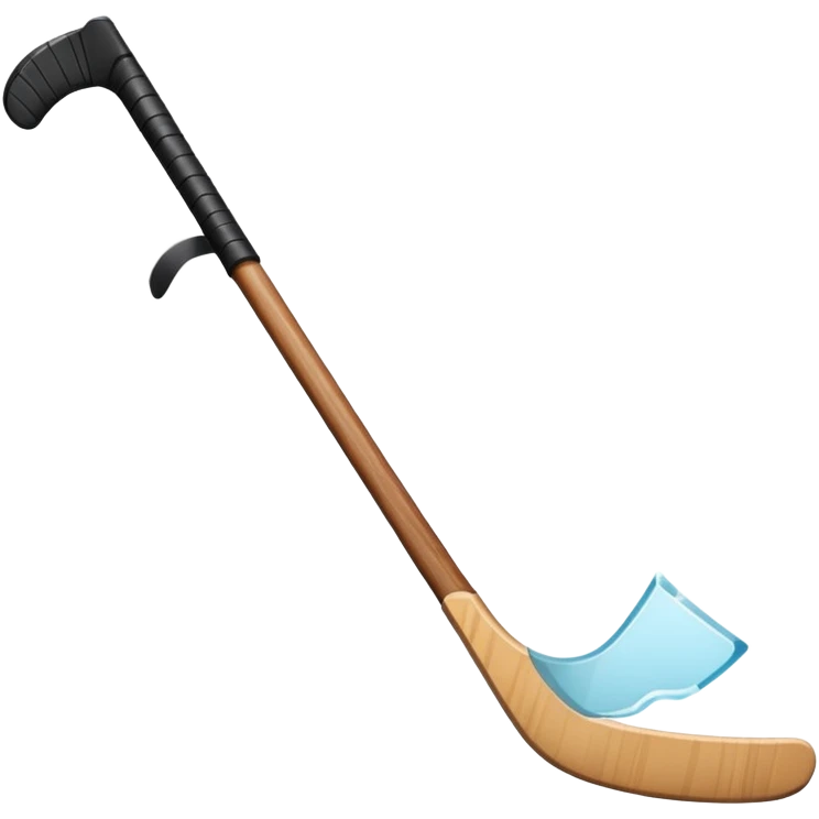 Hockey goalie stick emoji