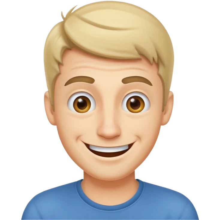 Silly guy emoji