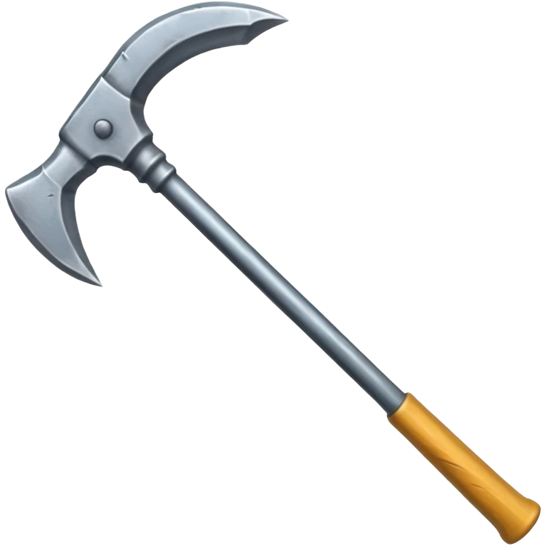 Double-sided pickaxe for mining ore emoji