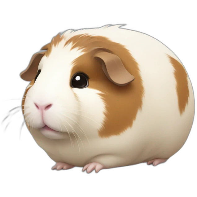 Fatty round guinea pig emoji