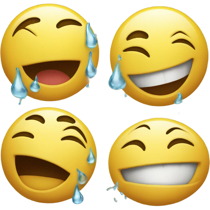 absurdly laughing emoji emoji