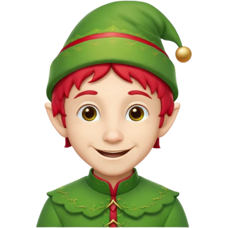 Male christmas elf emoji