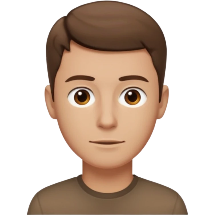 Neil Fanning with brown shirt emoji