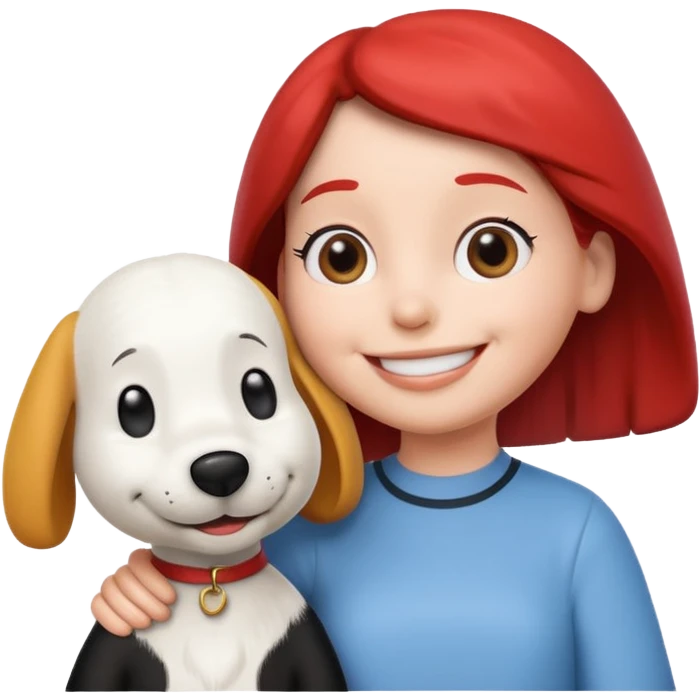 Snoopy y Fifi emoji