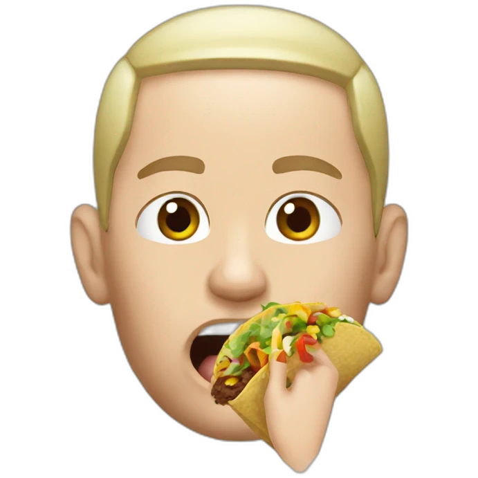 eminem-eating-Taco emoji