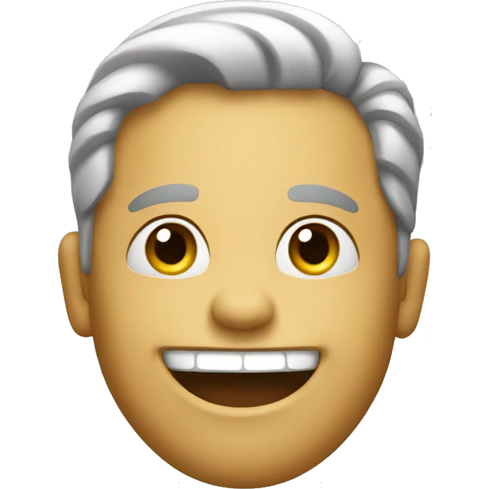 happy business face emoji