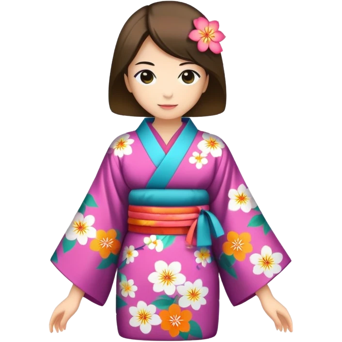 👘🌸 emoji