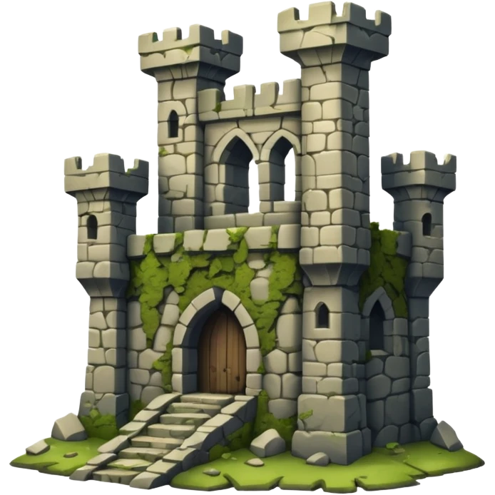 old ruined castle  emoji