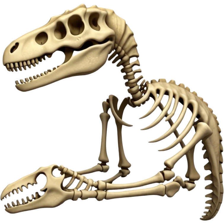 dinosaur skeleton emoji