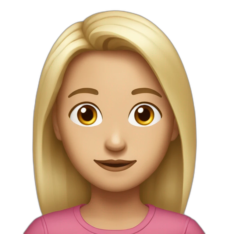 Девушка блондинка мама беременная красивая emoji