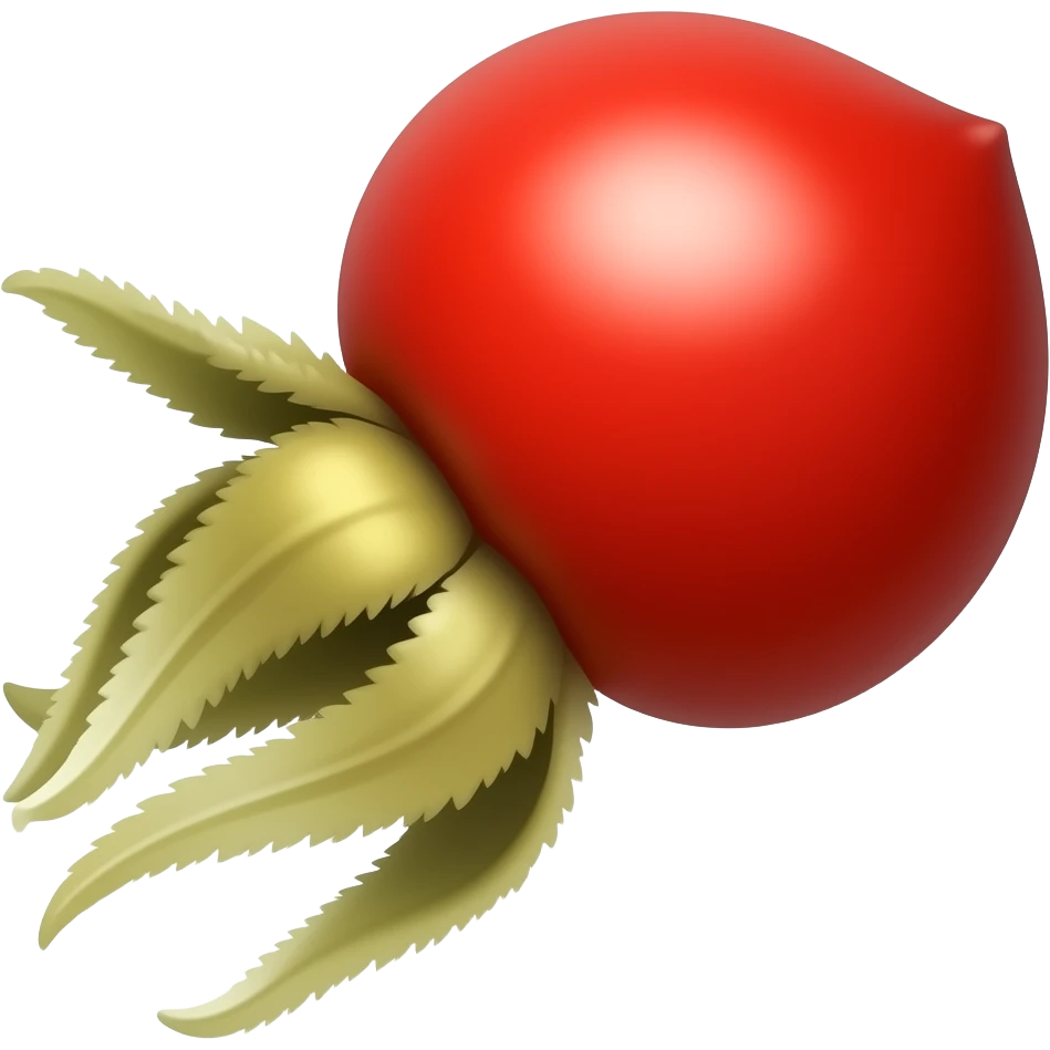 Rose hip emoji