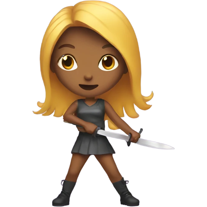 Girl slaying emoji