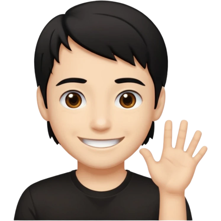 Jakru russce  marrant. Noire et brun. emoji