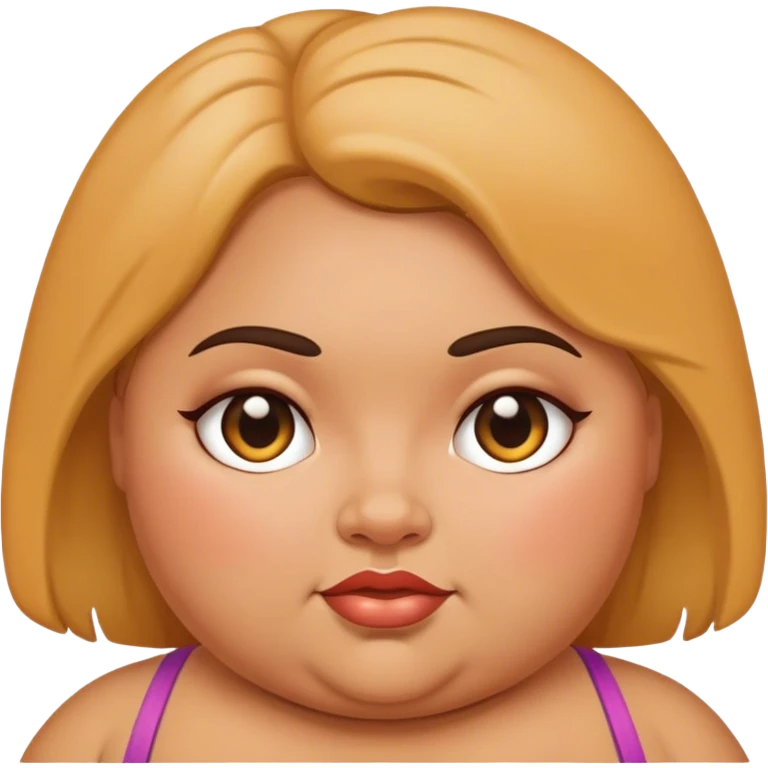 Fat girl emoji