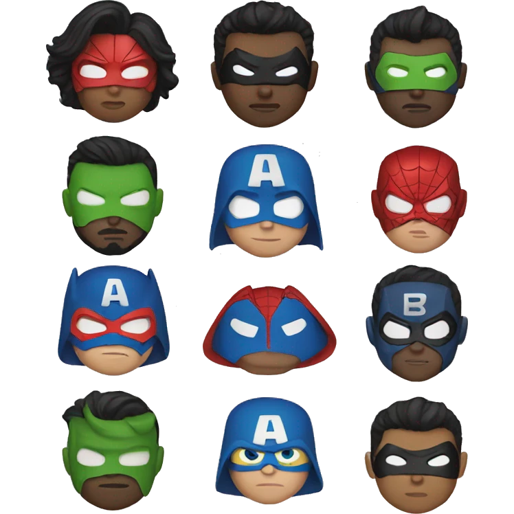 Superheroes emoji