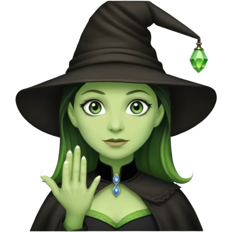 elphaba holding space emoji