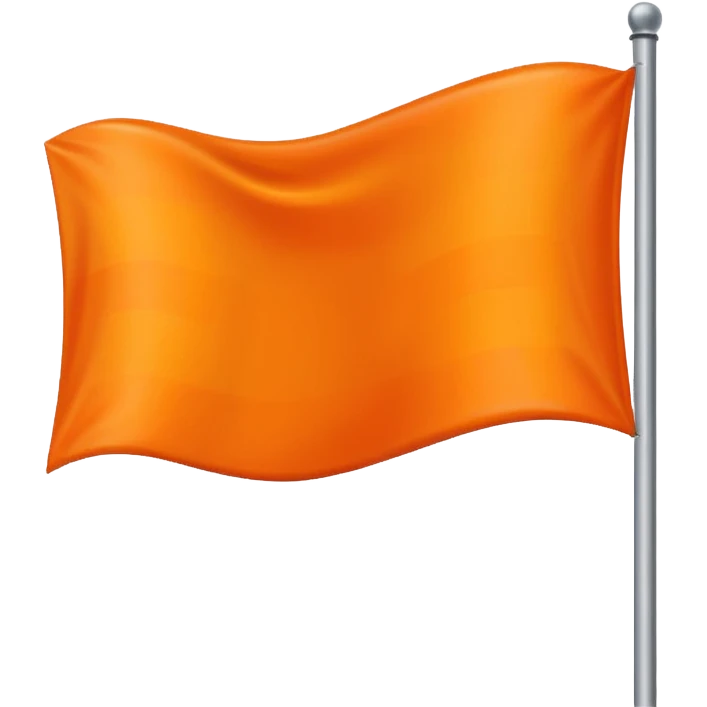 Orange flag emoji