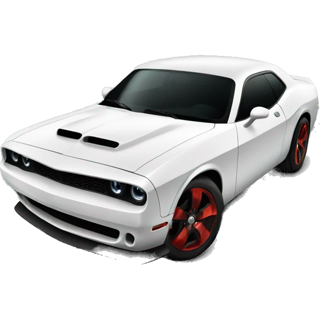 A hellcat looking car emoji