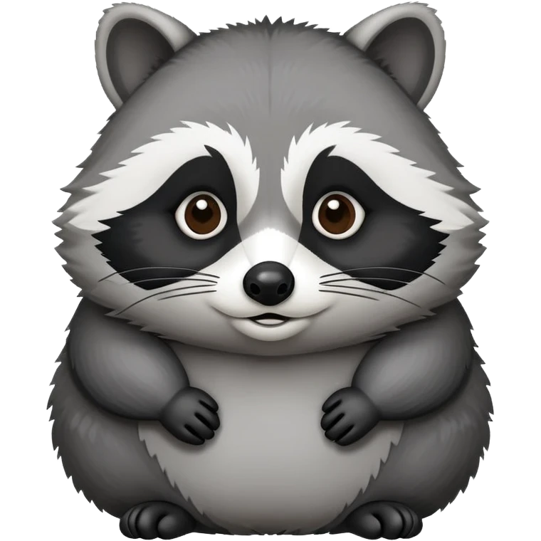 fat raccoon emoji