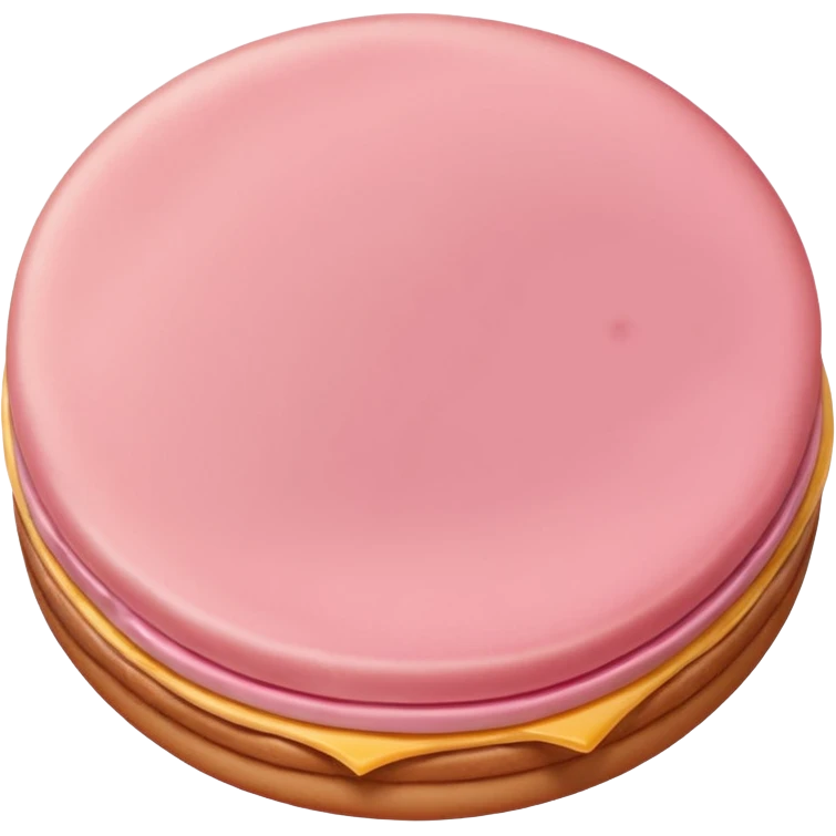 round bologna slice, simple emoji