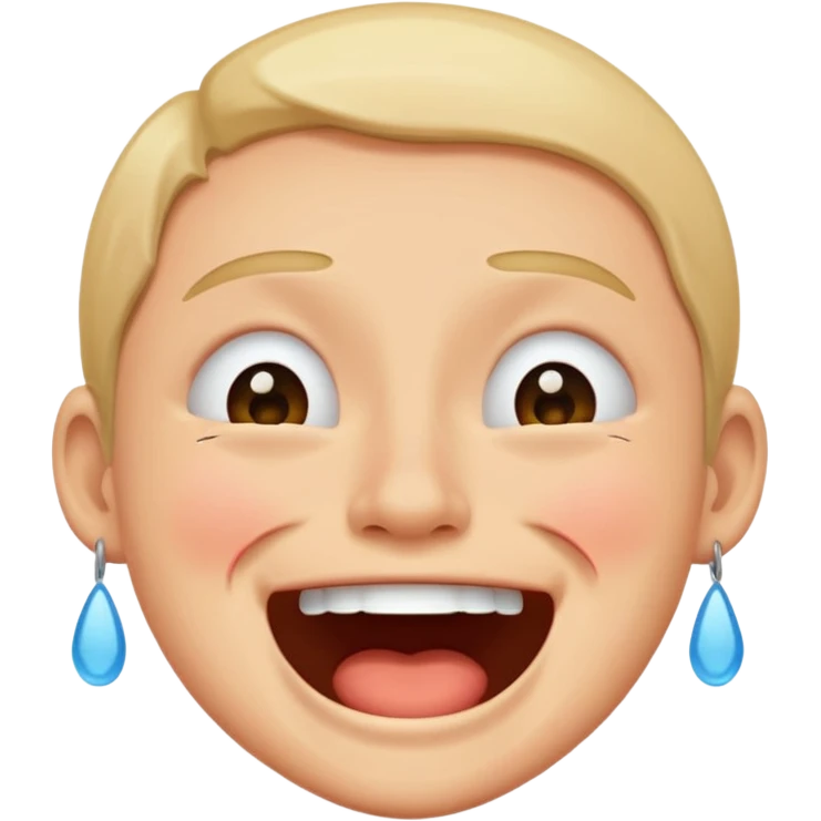 Laughing while crying  emoji